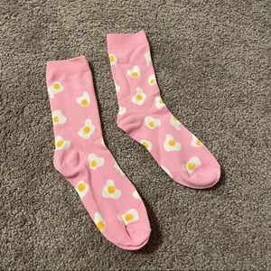 Pink egg socks
